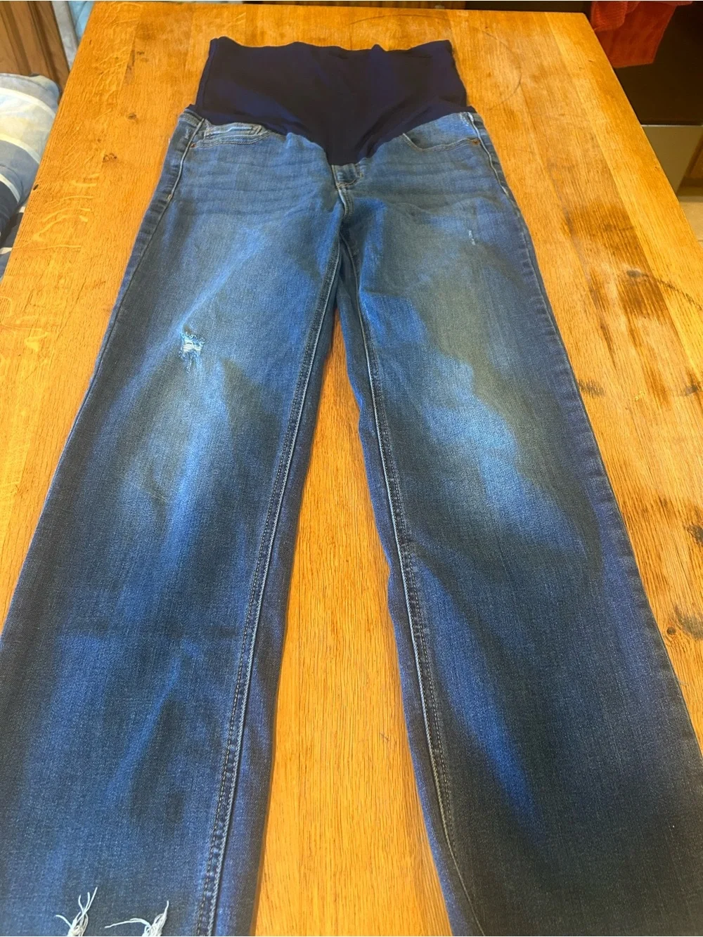 Pinkblush Navy Maternity Waistband Jeans